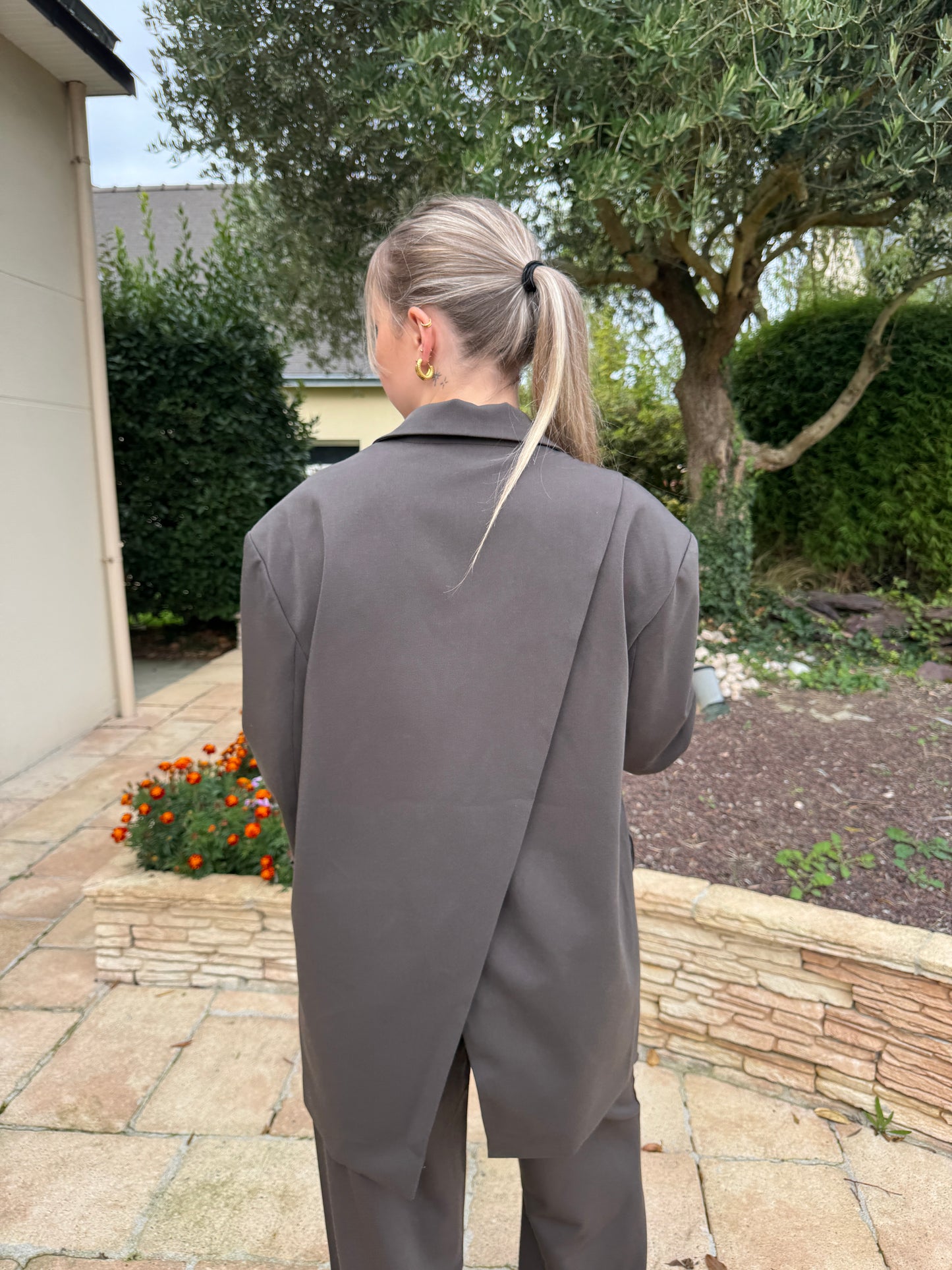 Blazer croisé choco