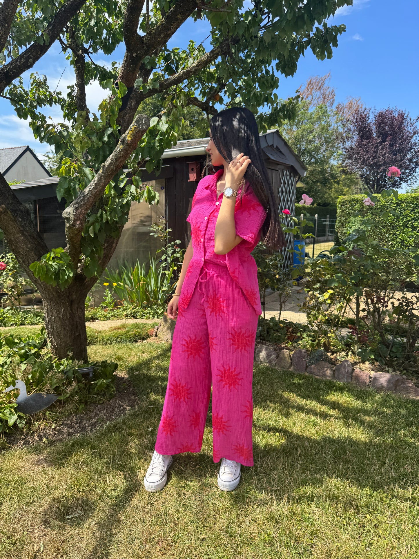 Pantalon soleil gaze coton