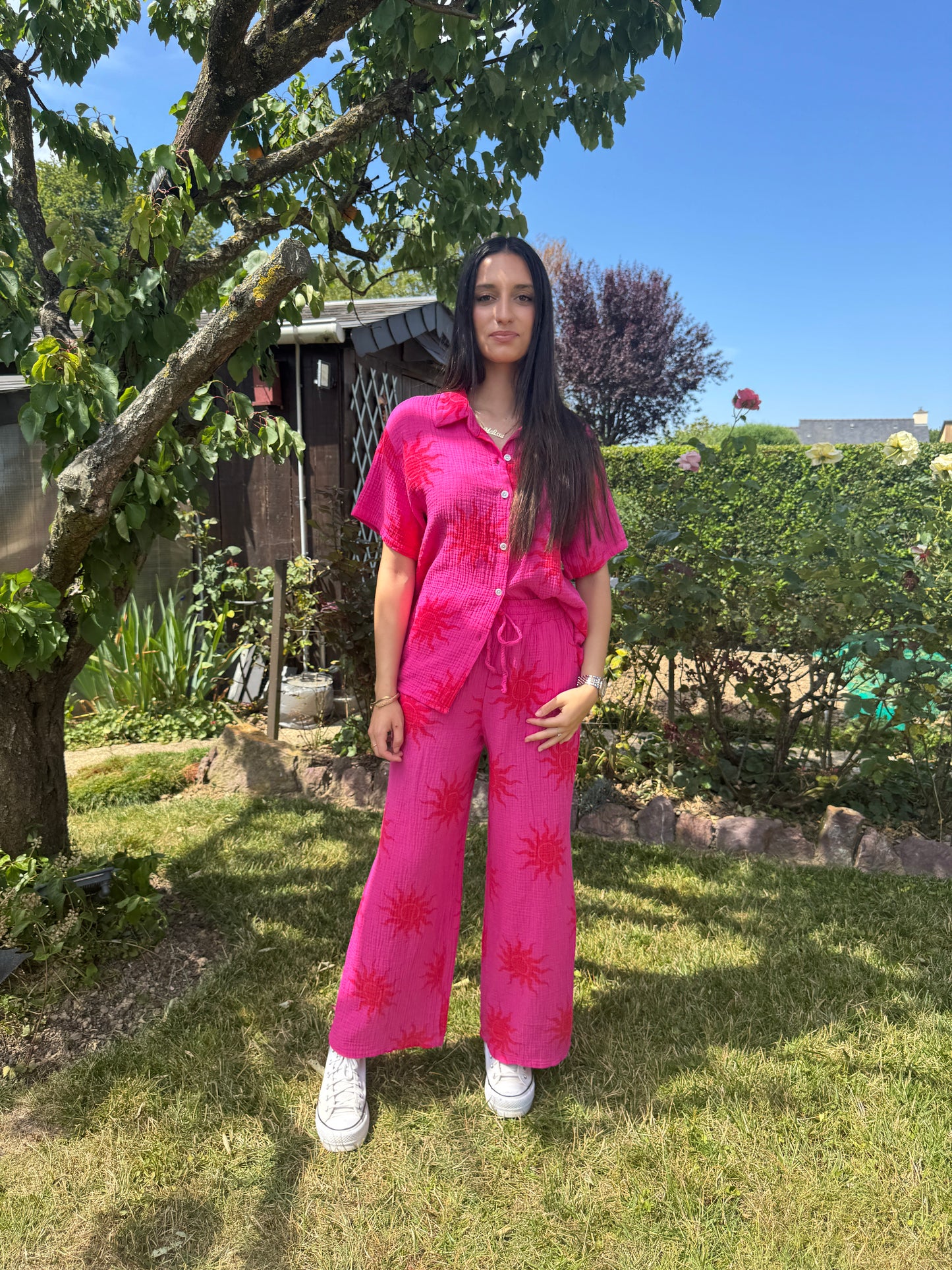 Pantalon soleil gaze coton