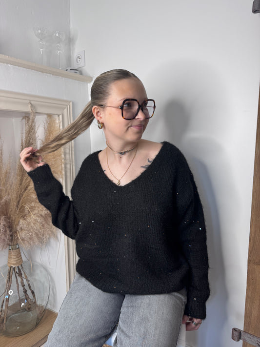 Pull paillettes