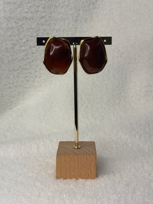 Boucles puces choco acier inoxydable